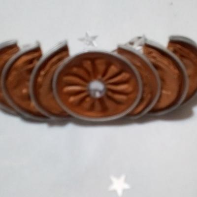 Barrette dorée