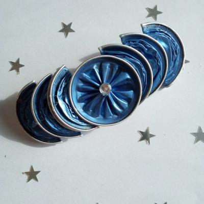 Barrette bleu