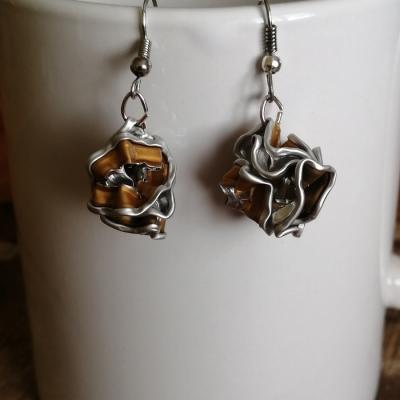 Boucles d'oreilles jaune